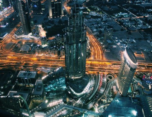 Dubai City Lights