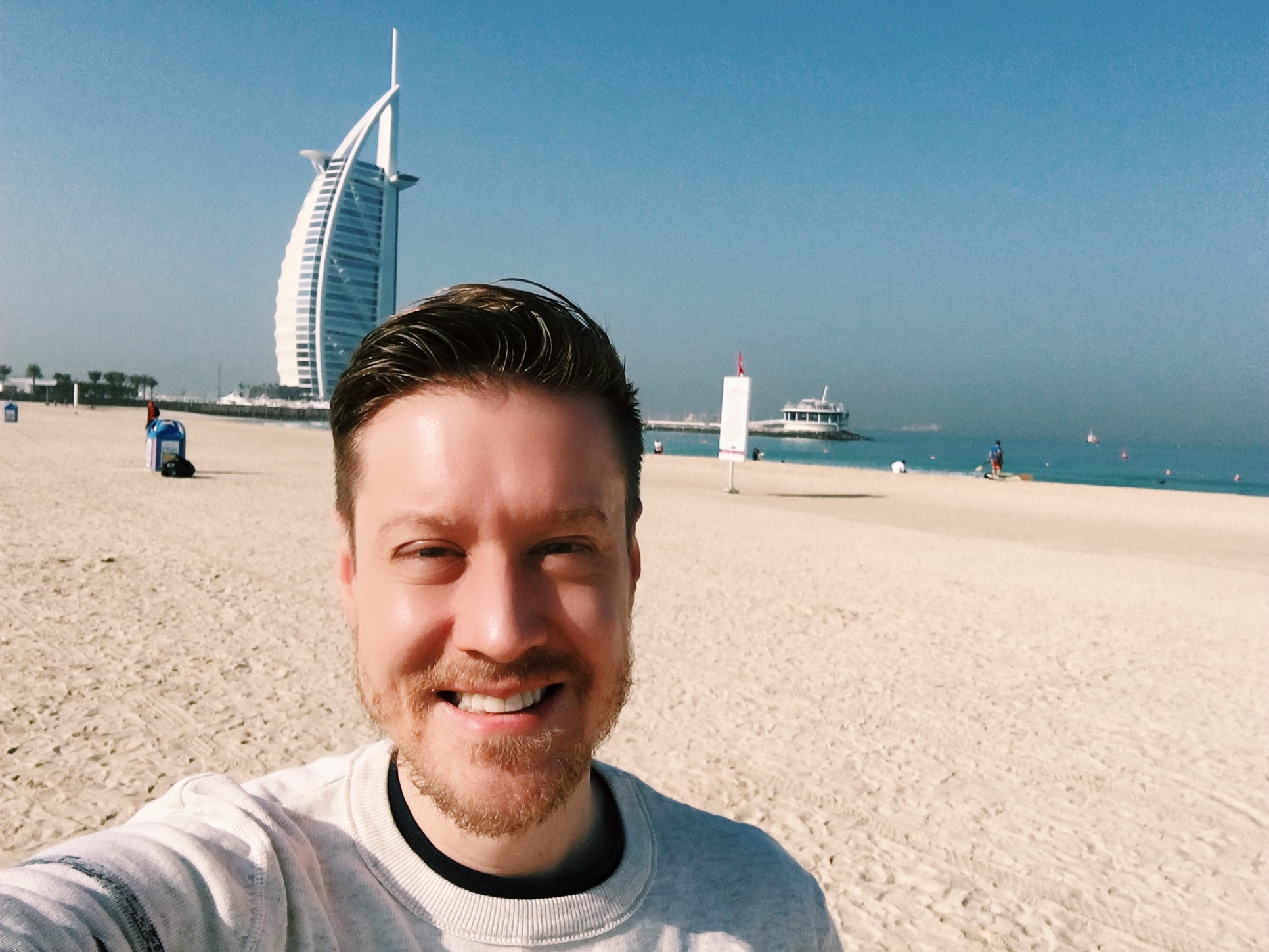 Jumeirah Beach and Burj AlArab